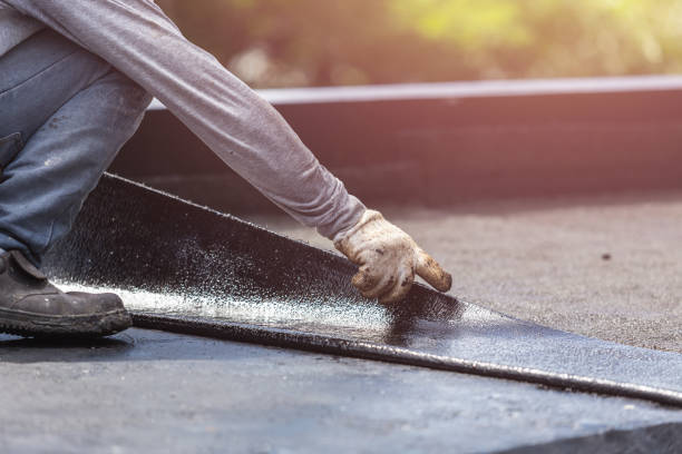 Professional Exterior Waterproofing technician working in Cross Plains, IN